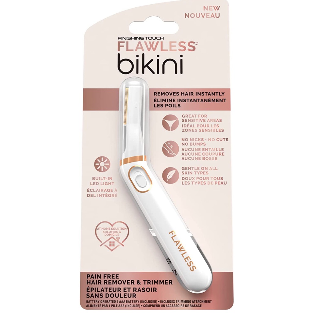 Flawless Bikini Shaver And Trimmer Hair Remover For Women, Dry Use